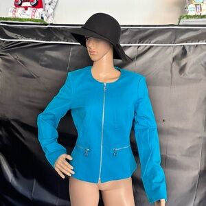 Calvin Klein Blue Blazer Streamlined Fit